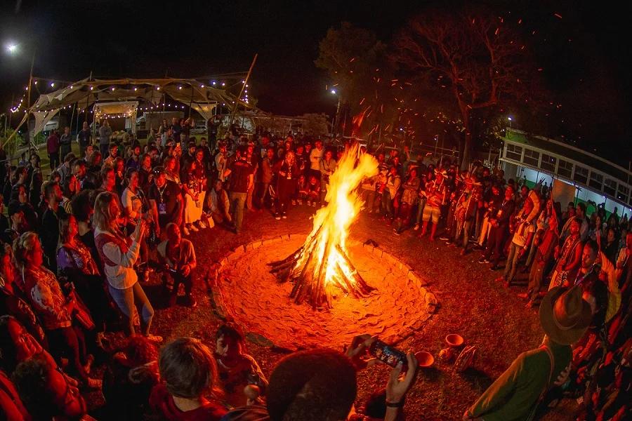 Bonfire Crowd